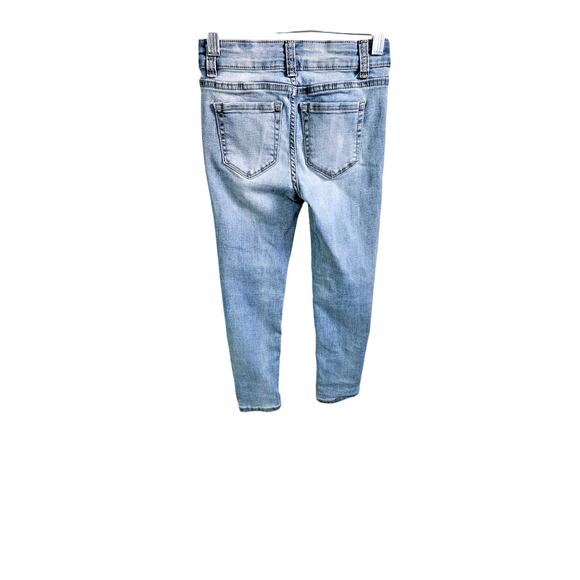 There Abouts Girls 6 Skinny Jeans Light Wash Distressed Stretchy Denim Casual - Picture 4 of 8
